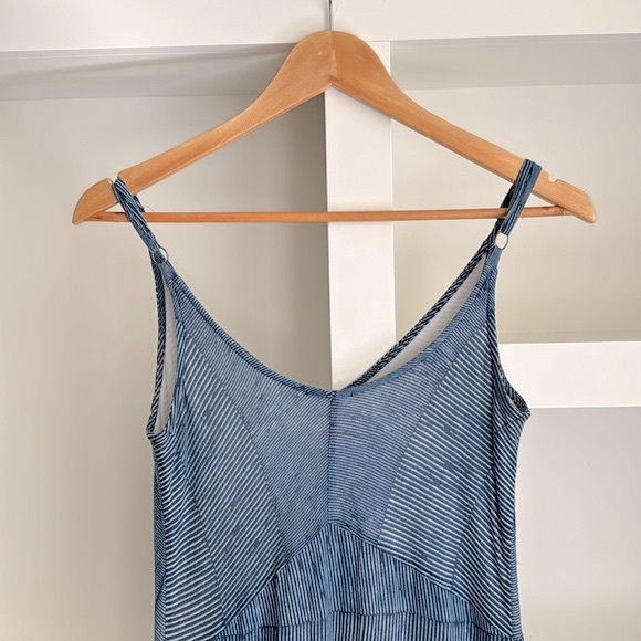 Splendid Blue stripe patterned Maxi dress - Picture 6 of 10